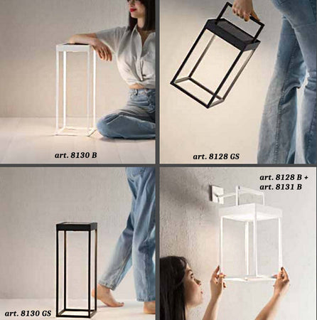 Abat-jour-esterno-Perenz-CAGE-8128-CT-LED-IP65-alluminio-lampada-tavolo-parete-batteria-dimmerabile