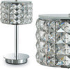 Abat-jour-moderna-Ideal-Lux-ROMA-TL1-114620-G9-LED-cristallo-vetro-lampada-tavolo