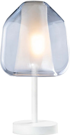 Abat-jour-moderna-Top-Light-DOUBLE-SKIN-1176BI-P-BETA-BL-E27-LED-vetro-lampada-tavolo