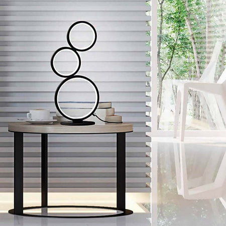 Abat-jour-moderna-Trio-lighting-RONDO-LED-metallo-dimmerabile-lampada-tavolo