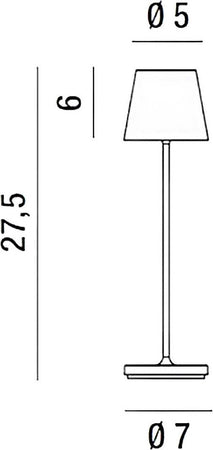 Abat-jour-Perenz-MINI-DIVA-8125-LC-LED-IP54-3000K-touch-dimmerabile-lampada-tavolo-esterno-interno-batteria
