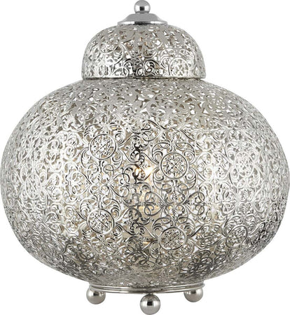 Abatjour-Contemporaneo-Traforo-Acciaio-Grigio-1-Luce-E27