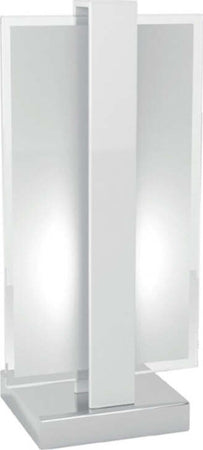 Abatjour-Moderno-Cross-Metallo-E-Vetro-Bianco-1-Luce-E27