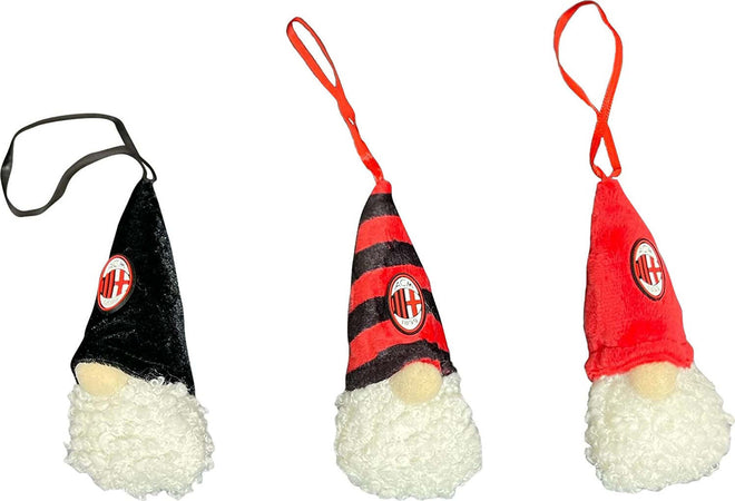 A.C.-Milan-Decorazione-Natalizia-Folletto-Appendialbero-Natale-10cm-assortito-Ac-Milan