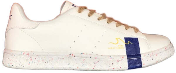 ACBC Sneaker uomo BIOMILAN bianca con dettaglio blu