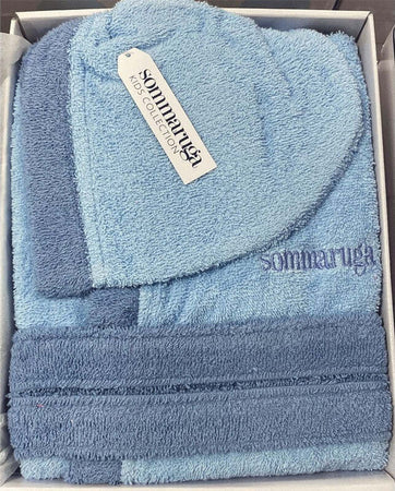Accappatoio-bambino-spugna-Sommaruga-Colored