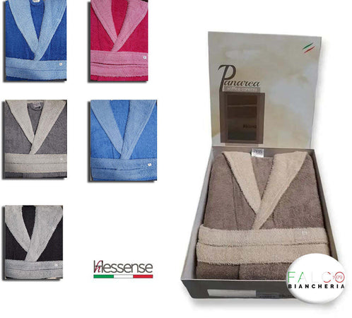 Accappatoio con Cappuccio Hessense Bicolore.