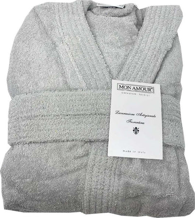 Accappatoio Mon Amour Con Cappuccio Tinta Unita Grigio 400 Gr.di Spugna Idrofila Moda/Uomo/Abbigliamento/Pigiami e abbigliamento da notte/Accappatoi Biancheria Arredo Home - Nola, Commerciovirtuoso.it