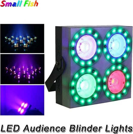 Accecatore-Led-4-X-50-W-Rgb-Multicolore-Blinder-Control-Dmx-Color-Change-Strobo
