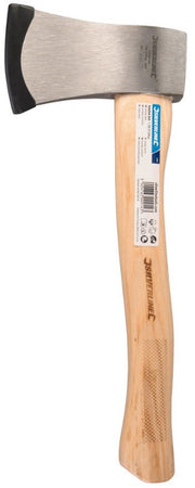 Accetta picozzino ascia in acciaio manico in legno di noce peso 680g Silverline