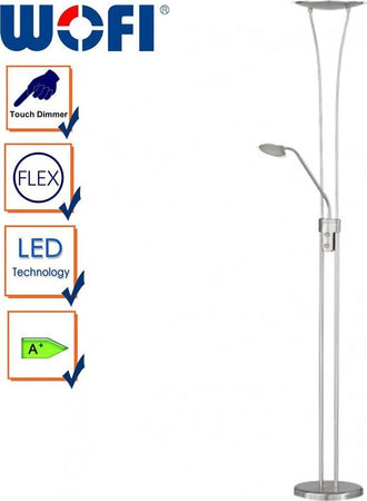 ACTION-WOFI---PIANTANA-MODELLO-VITRO-317-DUE-BRACCI-LED-18W-+-5W