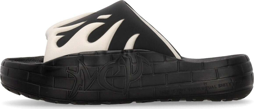 ACUPUNCTURE-Ciabatte-Uomo-Nyu-Slide-White/black-da-uomo