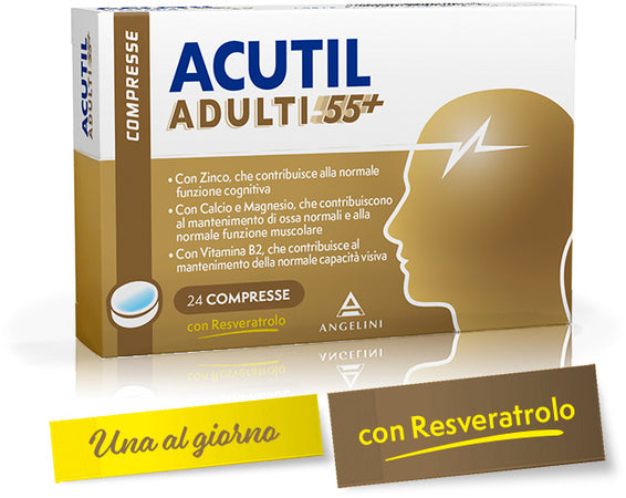 Acutil adulti 55+ 24 compresse