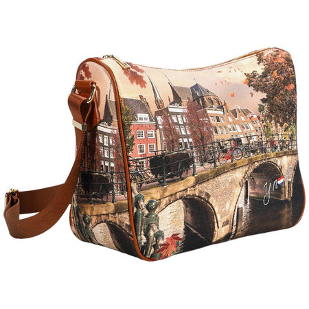 YNot should bag YES370F4 stampa Autumn River Borse YNot
