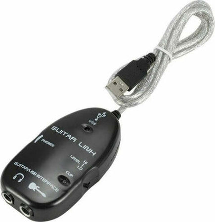 Adattatore-Amplificatore-Per-Chitarra-Basso-Interfaccia-Usb-Cavo-Cuffie-Jt3624
