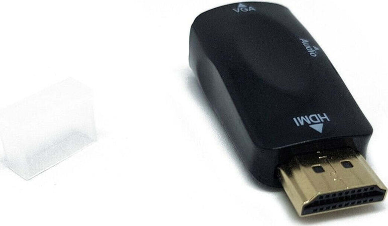 ADATTATORE CONVERTITORE DA HDMI A VGA CON AUDIO FULL 1080P ATI QUADRA GEFORCE GT
