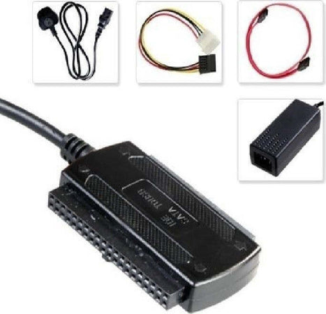 ADATTATORE DA SATA / IDE A USB 2.0 SUPPORTA HD HARD DSIK 2.5 3.5 CAVO SATA  Trade Shop italia - Napoli, Commerciovirtuoso.it