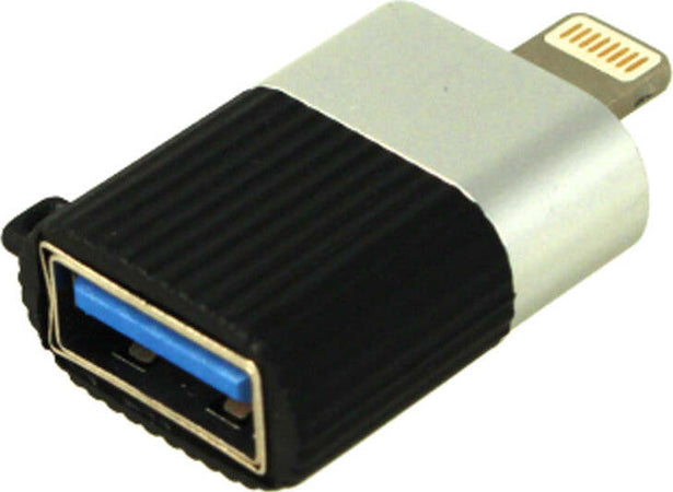Adattatore-Da-USB-A-Femmina-a-Lightning-Maschio-Con-Portachiave-Incluso-Zorei