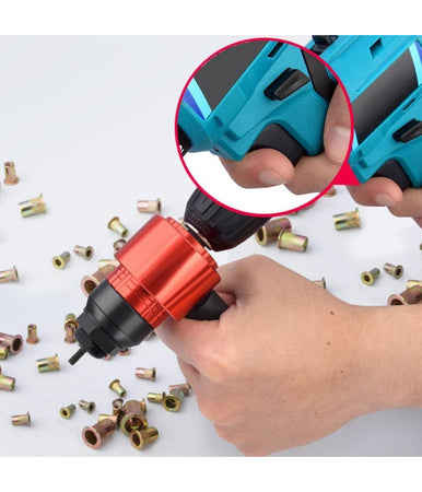 Adattatore Per Rivetti Elettrici Per Trapano A Batteria M3 M4 M5 M6 M8 Utensili