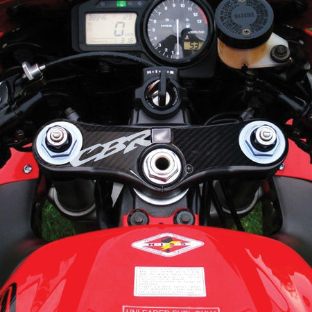 Adesivo-Honda-protezione-piastra-sterzo-forcella-moto-CBR-900rr-2000-03-bianco