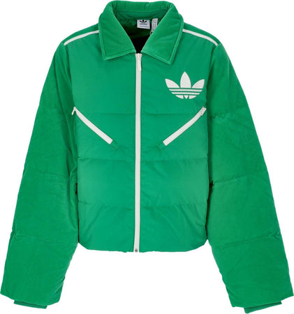 Adidas-Piumino-Donna-Velvet-Puffer-Green-da-donna