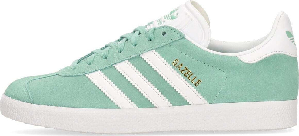Adidas-Scarpa-Bassa-Donna-Gazelle-W-Pulse-Mint/cloud-White/gold-Metallic-da-donna