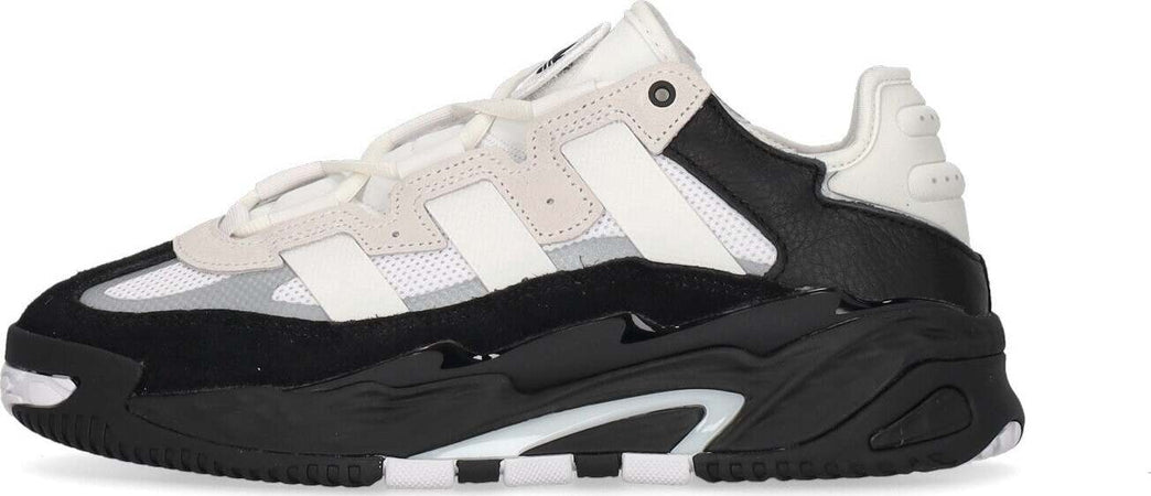 Adidas-Scarpa-Bassa-Uomo-Niteball-Cloud-White/core-Black/silver-Metallic-da-uomo