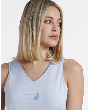 Admas Pigiama da donna senza maniche corto 60134 S24 - Passarelli Biancheria