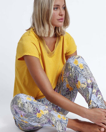 Admas Pigiama da Donna Cotone Leggero 60159 S32 - Passarelli Biancheria