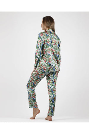 Admas Pigiama da Donna In Raso Maniche Lunghe 56168 S34 - Passarelli Biancheria