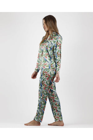 Admas Pigiama da Donna In Raso Maniche Lunghe 56168 S34 - Passarelli Biancheria