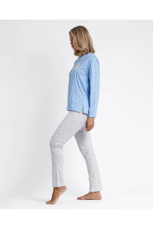 Admas Pigiama da Donna Cotone Leggero 60113 S28 - Passarelli Biancheria