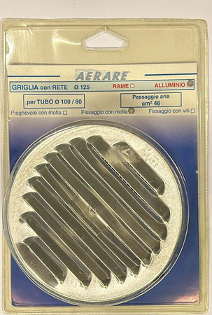 AERARE---GRIGLIA+RETE-DIAMETRO-125MM