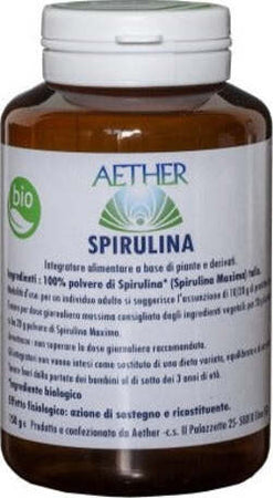 Aether-Spirulina-100%-Pura-Organica-Biologica-300-Compresse-Da-500-Mg