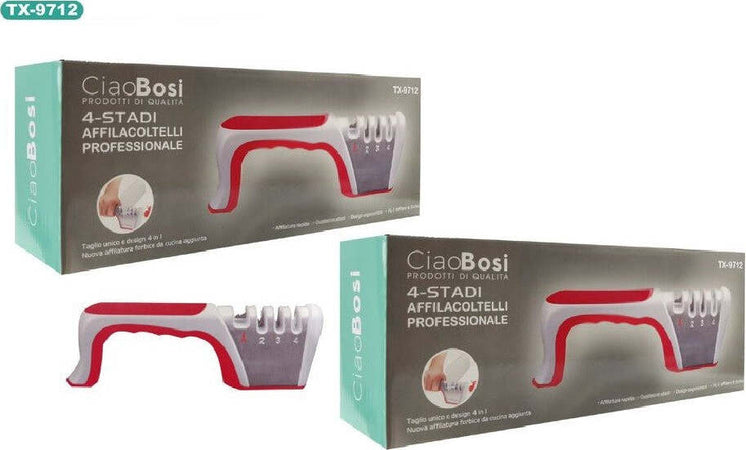 Affila Coltelli Manuale Affilatore Professionale 4 In 1 Affilacoltelli Tx-9712 Casa e cucina/Utensili da cucina/Affilacoltelli/Affilacoltelli elettrici Trade Shop italia - Napoli, Commerciovirtuoso.it