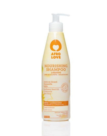 AFRO LOVE NOURISHING SHAMPOO LIQUIDO 290ML PAESE DI ORIGINE DOMINICAN REPUBLIC PER CAPELLI