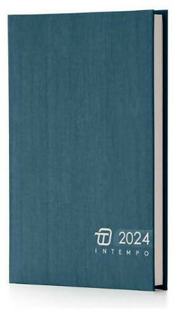 Agenda Giornaliera 2024 Grande (a4 - 21x30 Cm) In Tempo Charlie Con Copertina Imbottita Intempo