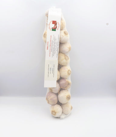 Aglio Rosso di Nubia, Sicilia | Raccolto a mano | Slow Food | Treccia da 15 teste piccole