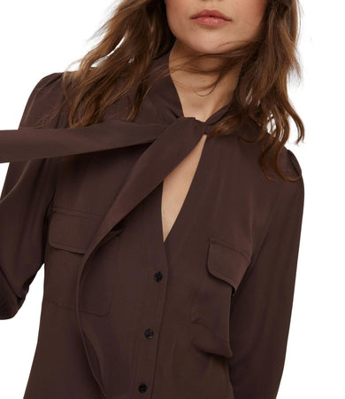 Camicia Alibi crepe de chine misto seta