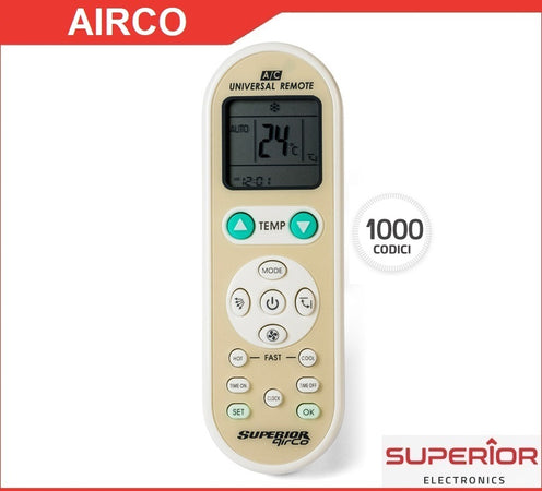 Telecomando universale per condizionatori d’aria AIRCO 1000 in 1 SUPERIOR