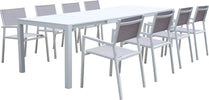 ALASKA---set-tavolo-in-alluminio-cm-214/280-x-85-x-75,5-h-con-8-sedute-Bianco-Milani-Home
