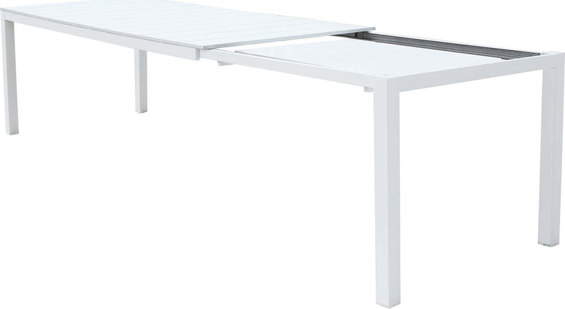 ALASKA---set-tavolo-in-alluminio-cm-214/280-x-85-x-75,5-h-con-8-sedute-Bianco-Milani-Home