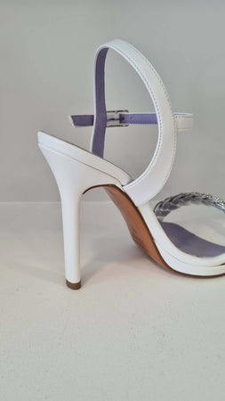 Albano Sandalo Cerimonia Con Strass Nuova Collezione Con Tacco 11 Cm