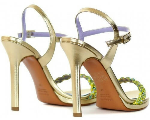 Albano Sandalo Cerimonia Con Strass Nuova Collezione Con Tacco 11 Cm