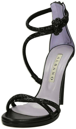 Albano Sandalo Donna Da Cerimonia Con Tacco 10,5 Cm in Pelle Nuova Collezione