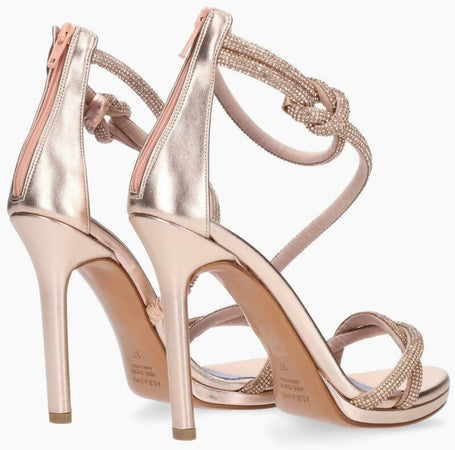Albano Sandalo Donna Da Cerimonia Con Tacco 10,5 Cm in Pelle Nuova Collezione