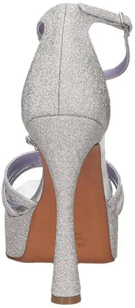 Albano Sandalo Donna Elegante Con Fiore in Strass Nuova Collezione Tacco 12 Cm