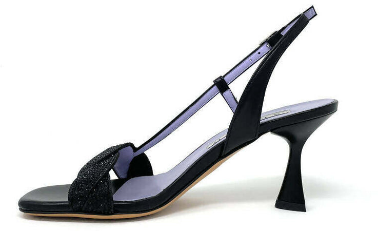 Albano Sandalo Elegante Con Strass Nuova Collezione tacco 8 cm