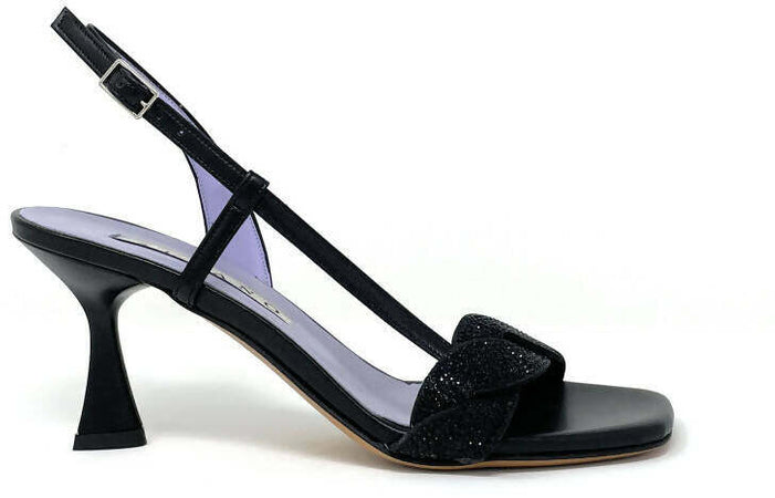 Albano Sandalo Elegante Con Strass Nuova Collezione tacco 8 cm