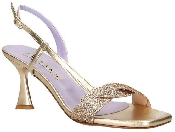 Albano Sandalo Elegante Con Strass Nuova Collezione tacco 8 cm